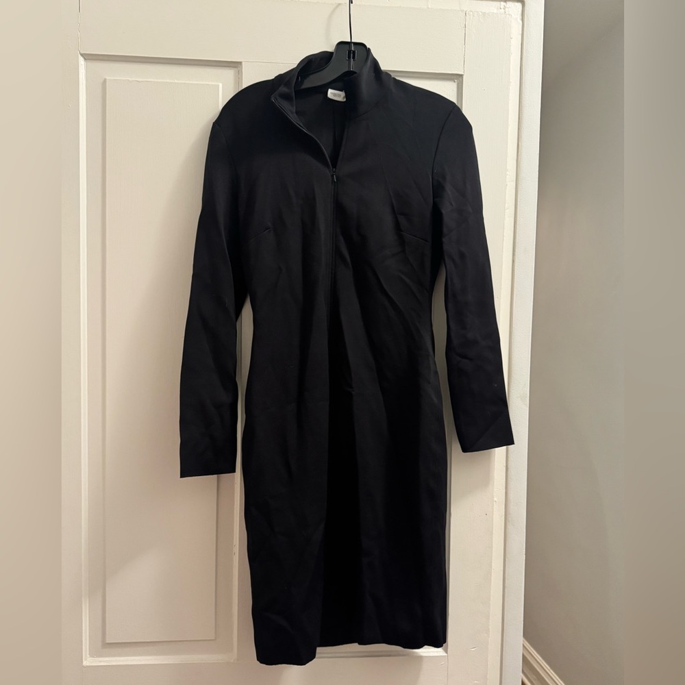 Rosetta Getty Zip-Up Turtleneck Mini Dress Sz S